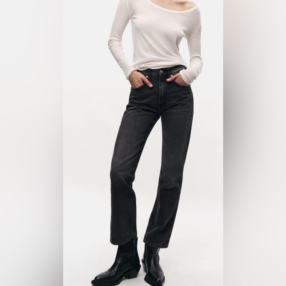 Zara high rise jeans